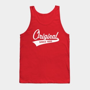 Original Since 1999 (Year Of Birth / Birthday / White) Tank Top